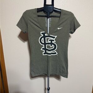 Nike Women's Dark Green STL Cardinals Tee
